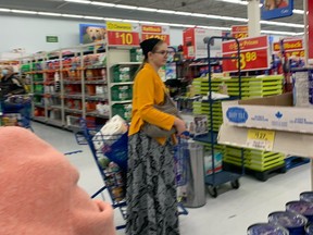 Pictures posted on Twitter over the weekend show several shoppers in the Walmart in Winkler shopping while not wearing masks or face coverings, which is required by provincial mandates.