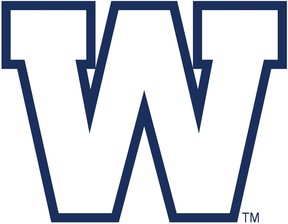 Winnipeg Blue Bombers logo.