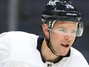 Forward Paul Stastny supports the NHL decision to suspend asymptomatic testing. Kevin King/Winnipeg Sun