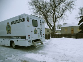 Winnipeg Police investigate after a man and a dog died in a house fire at a single-family bungalow in the 1900 block of William Avenue West.