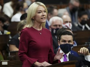 Conservative Member of Parliament Candice Bergen is the new interim leader of the Conservative Party of Canada. SEAN KILPATRICK /The Canadian Press file