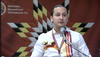 Cadmus Delorme, the Chief of the Cowessess First Nation in Saskatchewan, spoke in Winnipeg on Monday about what he believes Manitoba’s First Nations communities must now do to regain control over their child welfare systems. Screenshot