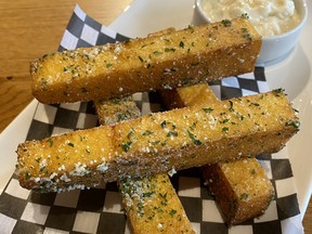 Polenta fries from Frankie's Italian Kitchen & Bar in Winnipeg. Winnipeg Sun food columnist Hal Anderson normally doesn't order polenta fries but his server said they were very popular and he was in the mood to try something different. Well, they were excellent.