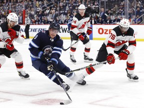The Winnipeg Jets are visiting the New Jersey Devils on Thursday night and looking to build off a big win against the Tampa Bay Lightning on Tuesday.