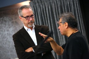 Chris Maxfield, the co-founder and vice-president of business development for Indigeno Travel, is seen in this image with his good friend Darrell Phillips, who passed away in 2017, and who had a dream to create a tourism and travel company that would be Indigenous-owned and would work to hire Indigenous employees.