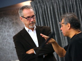 Chris Maxfield, the co-founder and vice-president of business development for Indigeno Travel, is seen in this image with his good friend Darrell Phillips, who passed away in 2017, and who had a dream to create a tourism and travel company that would be Indigenous-owned and would work to hire Indigenous employees.