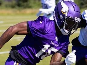 Receiver Whop Philyor in 2021 Minnesota Vikings training camp. Mister Elias De'Angelo Philyor - who goes by childhood nickname, Whop, based on his affinity for Burger King Whoppers - signed with the Blue Bombers on Monday.