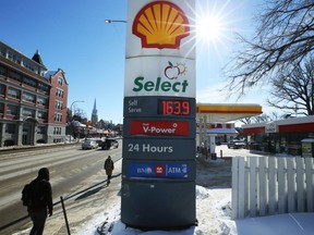 Gas prices spiked in Winnipeg on Thursay, March 3, 2022.