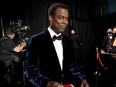 In this handout photo provided by A.M.P.A.S., Chris Rock is seen backstage during the 94th Annual Academy Awards at Dolby Theatre on March 27, 2022 in Hollywood, Calif.