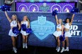 Indianapolis Colts cheerleaders before the first round of the 2022 NFL draft.