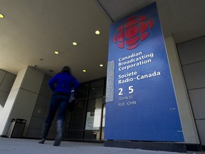 The Canadian Broadcasting Corporation (CBC) Toronto headquarters is seen Wednesday afternoon, April 4, 2012.