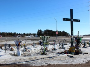The memorial for the victims of the Humboldt Bronco's bus crash. It's been four years since the tragic event took place.