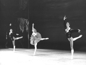 A 1968 archive photo features Richard Rutherford, Alexandra Nadal and Winthrop Corey, left to right, in a performance of Pastiche in April 1968. Photo by Martha Swope, posted on the Facebook page of WInnipeg's Centennial Concert Hall. Richard Rutherford, 87, was killed in a residence in Ottawa on Friday, April 15, 2022. He was 87.