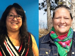 Community leaders Diane Redsky, left, and Dr. Alex Wilson, right, will both receive honorary degrees at the University of Winnipeg Spring Convocation ceremonies this week for the work they have both done to advocate for social change, and for the rights of Indigenous people. Handout