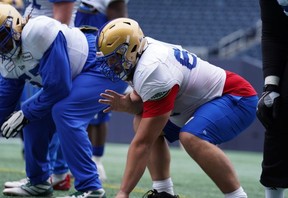 Liam Dobson, who describes himself as “mean, nasty, athletic and a bunch of fun,” immediately seems like the kind of player who will fit in with the Bombers offensive line. Supplied photo