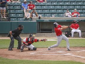 The Winnipeg Goldeyes lost 5-2 to the Lincoln Saltdogs at Haymarket Park on Saturday night in Lincoln, Neb.