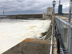 Manitoba Hydro Seven Sisters Generating Station on the Winnipeg River as seen Wednesday, May 18, 2022.