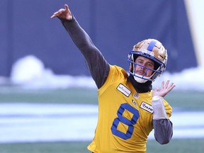 Quarterback Zach Collaros and the Bombers are in a holding pattern waiting to see when camp will begin.