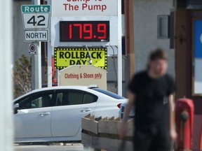 A variety of factors are causing gas prices to increase in Canada, regular gas was at $1.79.9 per litre in Winnipeg Friday. Chris Procaylo/Winnipeg Sun
