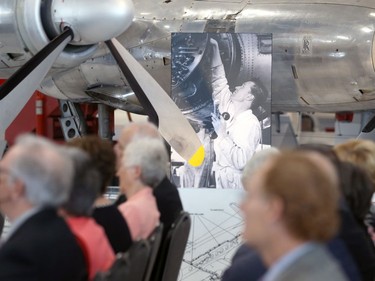 A grand opening ceremony for the Royal Aviation Museum of Western Canada was held at its new location at the Winnipeg International Airport on Thurs., May 19, 2022.  KEVIN KING/Winnipeg Sun/Postmedia Network