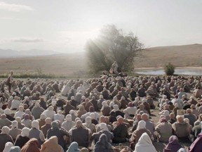 A scene from the film "The Lady of Heaven."