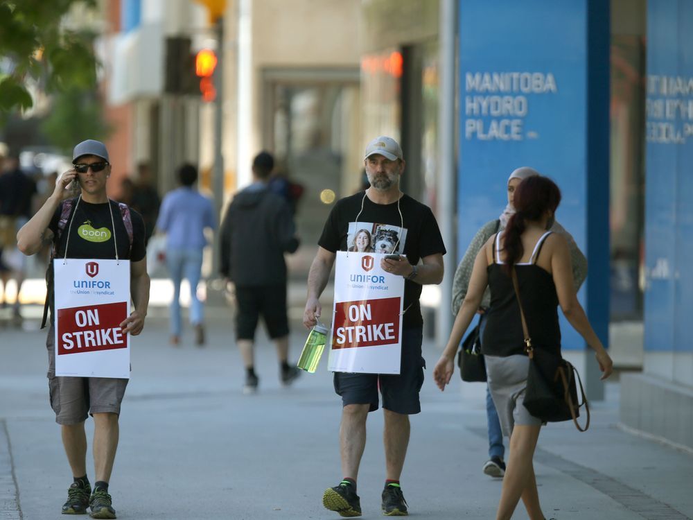 Hydro Natural Gas Workers Hit Picket Line Friday | Winnipeg Sun