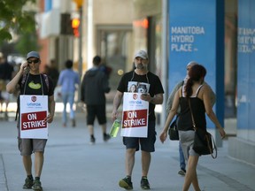 Manitoba Hydro workers are currently on strike on Friday, June 17, 2022.