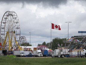 A teenager was shot at the Red River Ex on Monday June 20.
