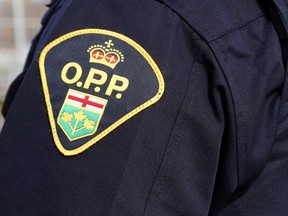 Ontario Provincial Police shoulder patch.
