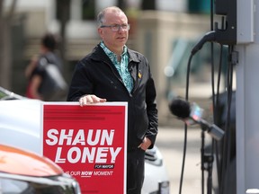 Shaun Loney is one of Winnipeg's mayoral candidates. Photographed at The Forks in Winnipeg on Tuesday, July 5, 2022.