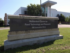 The Richardson Centre for Food Technology and Research on Innovation Drive on the University of Manitoba campus in Winnipeg on Tuesday, July 26, 2022.