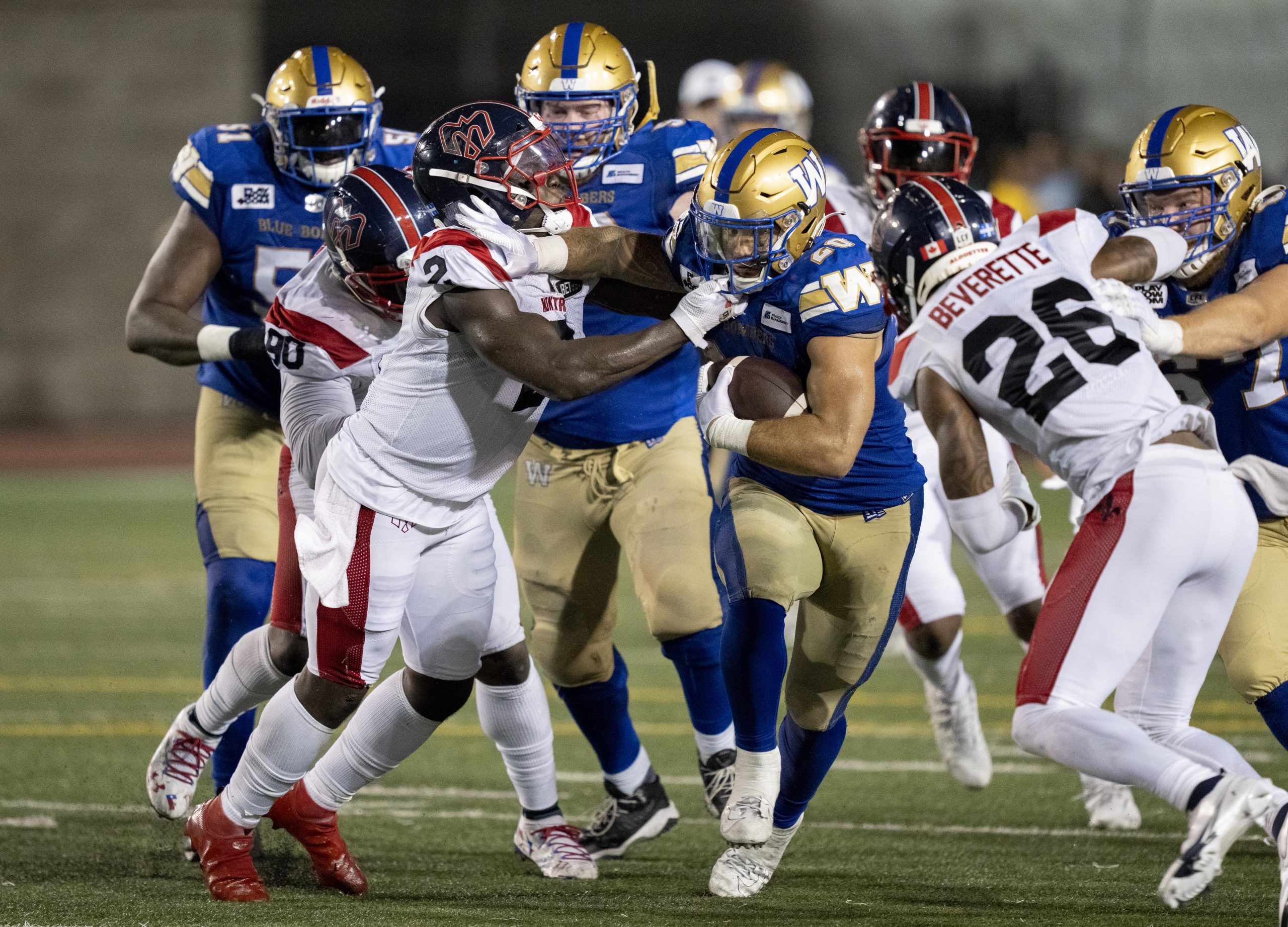 BLUE REVIEW Blue Bombers find yet another way to dig deep for win