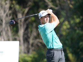 American Parker Coody holds a five-shot lead through two rounds at the 2022 CentrePort Canada Rail Park Manitoba Open. Coody carded a 10-under 62 on Saturday.  PGA TOUR Canada / Jay Fawler