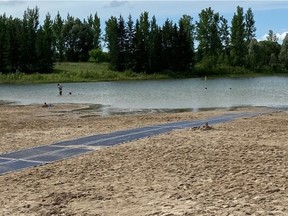 Manitoba Parks is placing more beach mobility mats in provincial parks over the next two years. (@MBGOVPARKS / TWITTER) For Winnipeg Sun