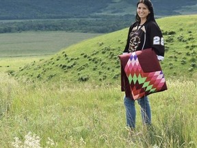 Tréchelle Bunn, 22, a member of the Birdtail Sioux Dakota Nation, and student and athlete at the University of Manitoba, will host the first ever National Day for Truth and Reconciliation Half Marathon, on Sept. 30. Handout