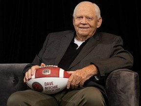 Dave Ritchie, 84, is part of Canadian Football’s Hall of Fame class for 2022. Chris Tanouye/CFL.ca
