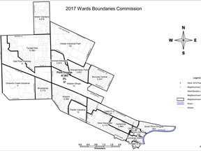 Map of the Point Douglas ward for 2022 Winnipeg civic election to be held Oct. 26, 2022.
