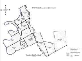 Map of the St. Vital ward for 2022 Winnipeg civic election to be held Oct. 26, 2022.