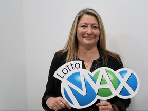 Lorette local Diane Hebert won $1 million in the Oct. 15 Lotto Max draw. Handout photo