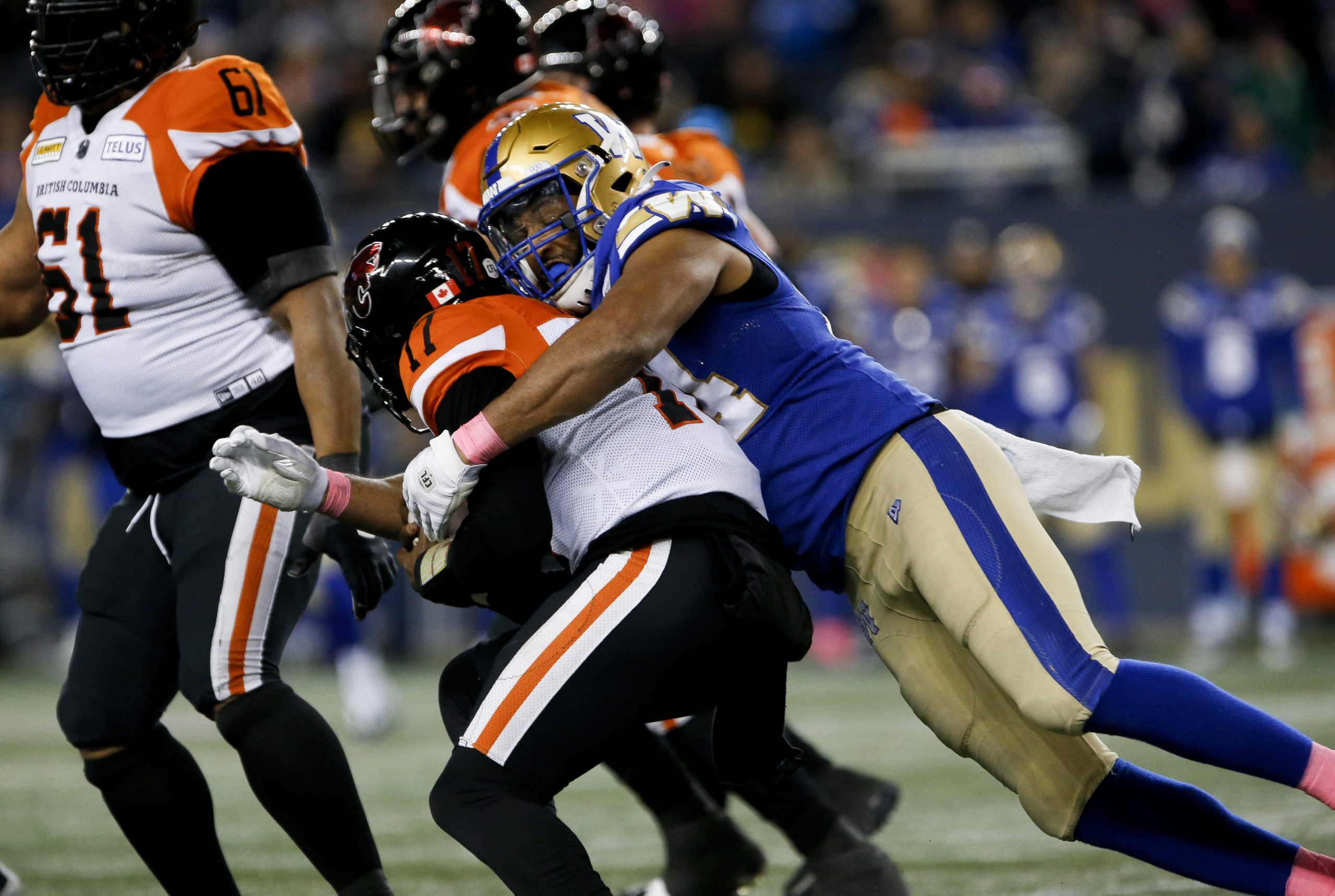 Rourke, B.C. Lions down Calgary Stampeders 30-16 in CFL West semifinal -  Nelson Star