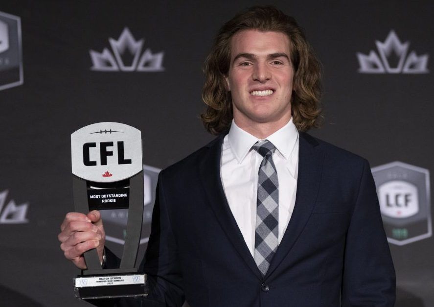 Bombers Clean Up At CFL Awards As Collaros, Schoen, Bryant And O’Shea ...