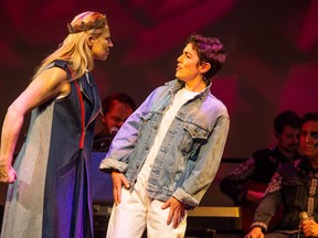 Joanna Hawkins (left) and Alexandra Garrido in Sick + Twisted TheatreÕs Antigone which opens November 17 at Thމtre Cercle Moli re in Winnipeg. Dylan Hewlett/HANDOUT