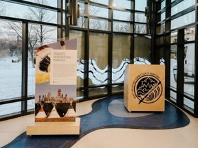 On Thursday, the Treaty Commission of Manitoba officially opened the brand new Agowiidiwinan Centre at The Forks in downtown Winnipeg, a Treaty knowledge centre that will give visitors an opportunity to learn about Treaties through visual and interactive tools and displays. Handout photo