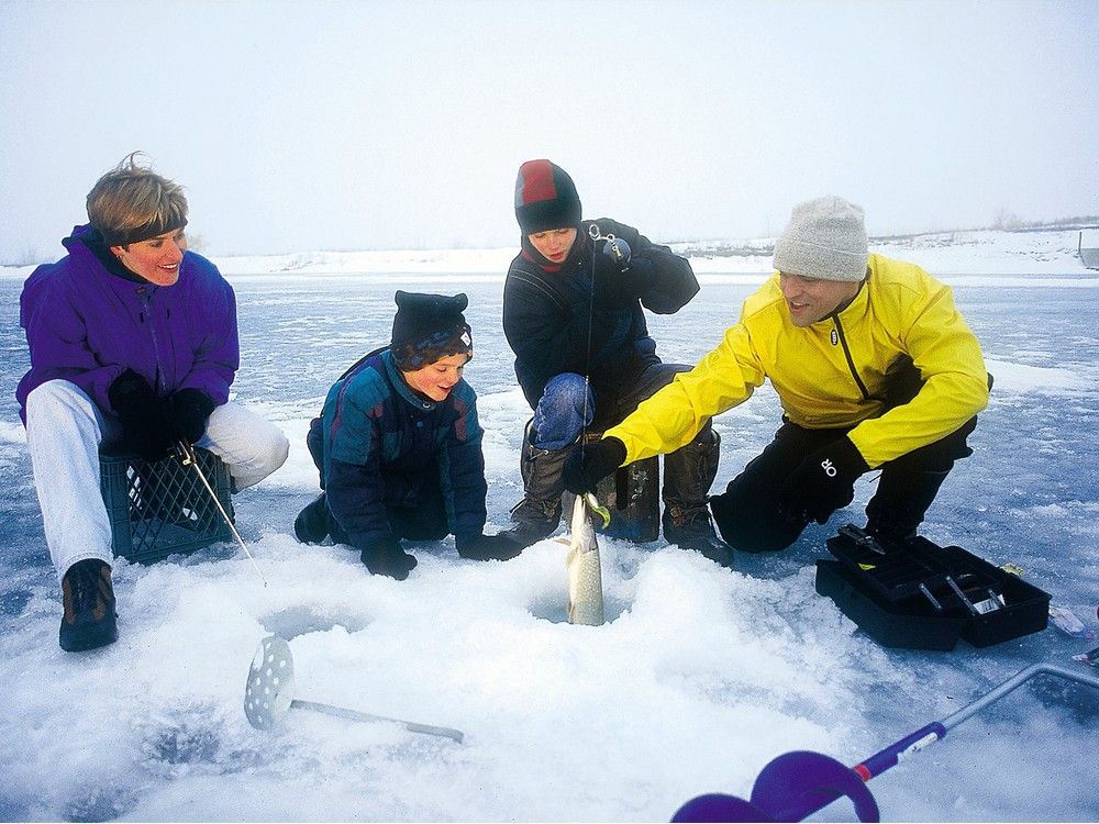 Lockport builds ice fishing village