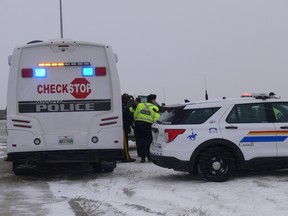 Winnipeg Police Checkstop van