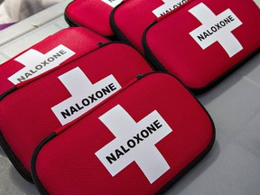 Naloxone is used to treat people suffering opioid overdoses.