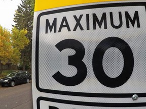 The speed limit in four Winnipeg neighbourhoods could drop to 30 km/h for a pilot project this year.