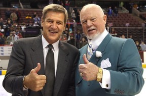 BURNED BY EAGLE: Bobby Orr and Don Cherry in Ottawa, Ont. in 2006