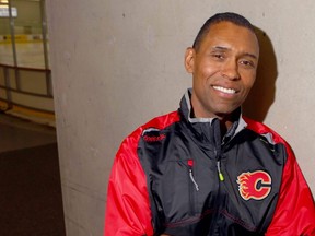 Paul Jerrard posed shortly after being name an assistant coach with the Calgary Flames in 2016. Jim Wells/Postmedia