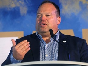 Winnipeg Blue Bombers president and CEO Wade Miller won’t speculate on how much the league takeover of the Montreal Alouettes would cost each team. Last time it happened, it cost him $600,000. Kevin King/Winnipeg Sun